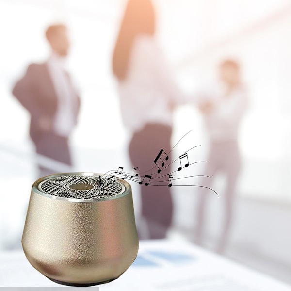 Trådlös Bluetooth-högtalare, Mini Aluminiumlegering Högtalare, Ansluten i serie med hushåll Utomhus Bärbar Röst Mini Högtalare