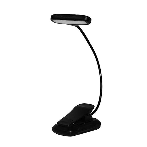 Dww-horisontal hodeleselampe, øyevennlig, 3 farger og 3 lysstyrker, langvarig oppladbar boklampe, lett og bærbar, Cad
