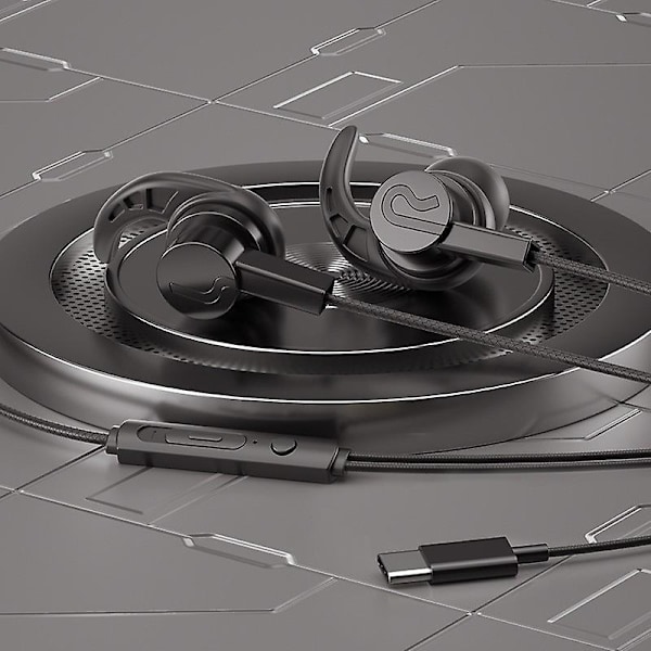 Trådbundet spelheadset, headset, headset audiometrisk identifiering, trådstyrt headset, in-ear-hörlurar, hörlurar 3,5 mm, trådbundna hörlurar, hörlurar Ty