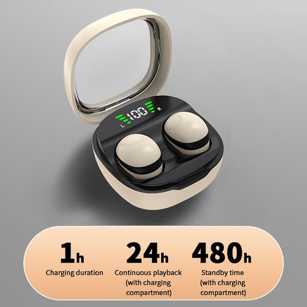 Bluetooth 5.3 In Ear Retningslydtransmisjon Intelligent Støyreduksjon Og Ultra Lang Batterilevetid Trådløse Bluetooth-øretelefoner