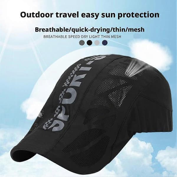 Sommer Sport-caps med bokstavtrykk for menn Dark gray
