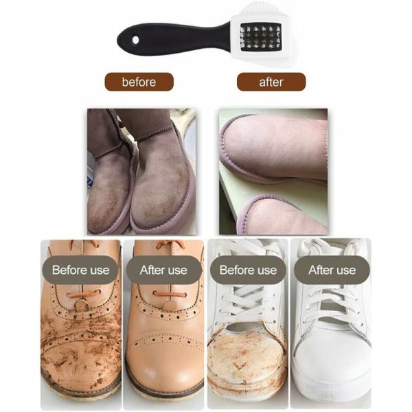 Suede Shoe Cleaning Brush - Nubukkikenkäharja mokkanahkaisten saappaiden kenkien puhdistamiseen
