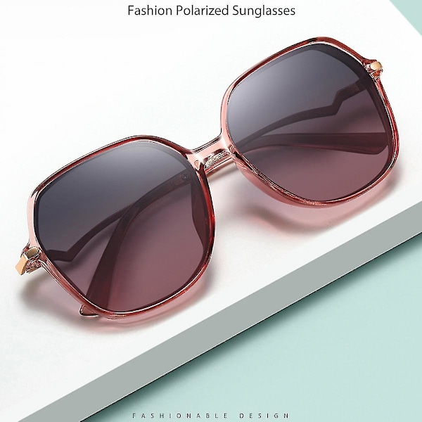 Polariserte solbriller for kvinner og menn - Klassiske, trendy og stilige solbriller med 100 % UV-beskyttelse xq-sg1733