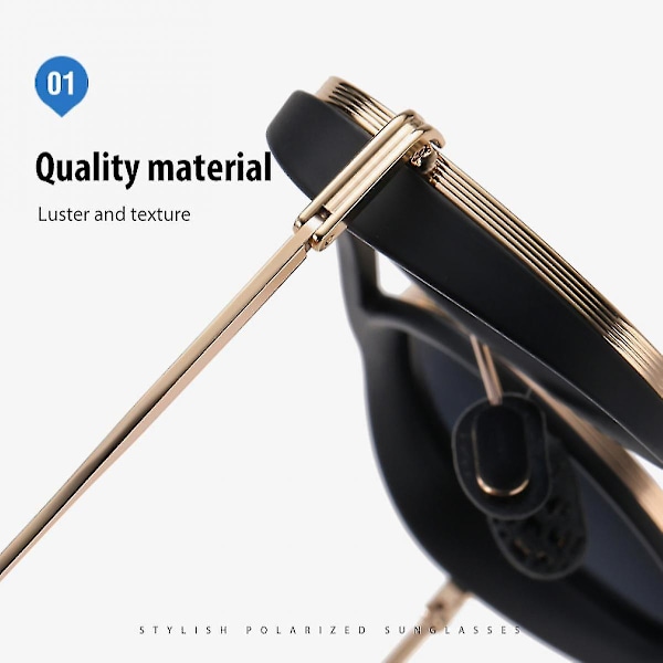 Klassinen lentäjä aurinkolasit naisille miehille Vintage Retro Metal Shadesxq-sg686