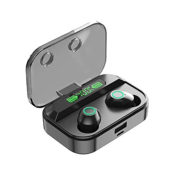 Trådlösa Bluetooth-hörlurar TWS- Mini In Ear Game Digital Display Två öron