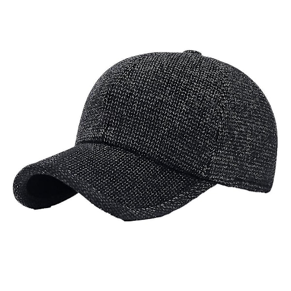 Herr Vinter Termisk Ull Ull Tweed Spetsig Baseballkeps