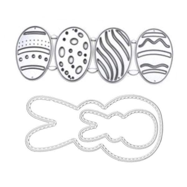 Påskformset (ägg + kanin)