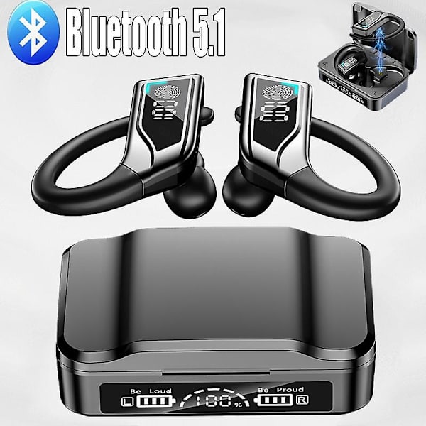 Tws Langattomat Bluetooth5.1 Kuulokkeet 9d Stereo Business Bluetooth Kuulokkeet Vedenpitävät Urheilukuulokkeet Langattomat Kuulokkeet Kosketusohjaus Melunvaimennus Kuulokkeet