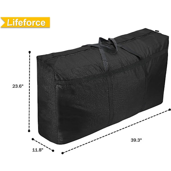 Dww-180L Sett med 2 svært store, tykkede, vanntette oppbevaringsposer, flyttepose for klær i tykt Oxford-stoff, oppbevarings- og transportorganisatorpose,