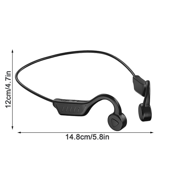 Trådløst Bluetooth-headset, øremontert forretningsstereoheadset