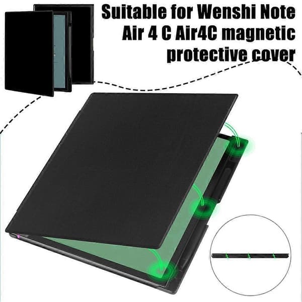 Magnetisk deksel for Wenshi Note Air 4 C / Air 4C eBook-leser Black
