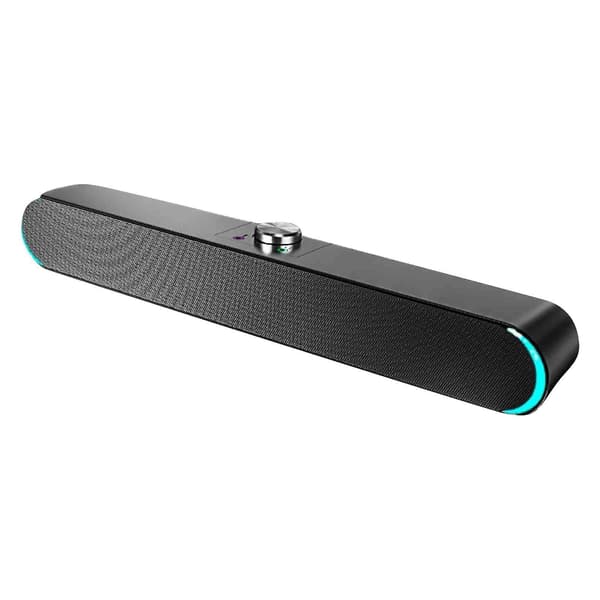 Computerlyd med lang stribe multimedie Bluetooth-lyd (fri størrelse, sort)