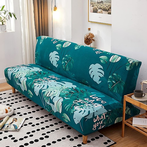 Sofföverdrag utan armstöd Stretch sofföverdrag 2-sits 3-sits utan armstöd bäddsoffa
