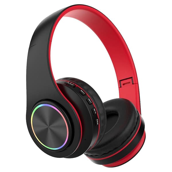 Bluetooth-hörlurar, intelligent trådlöst Bluetooth-headset HiFi Stereo hopfällbart headset för hemmakontor svart（svart）