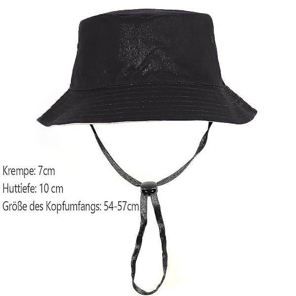 Bucket Cap, Utendørs Bredbrem Solhatt, Fiske, Jakt, Fotturer Sports Solhatt