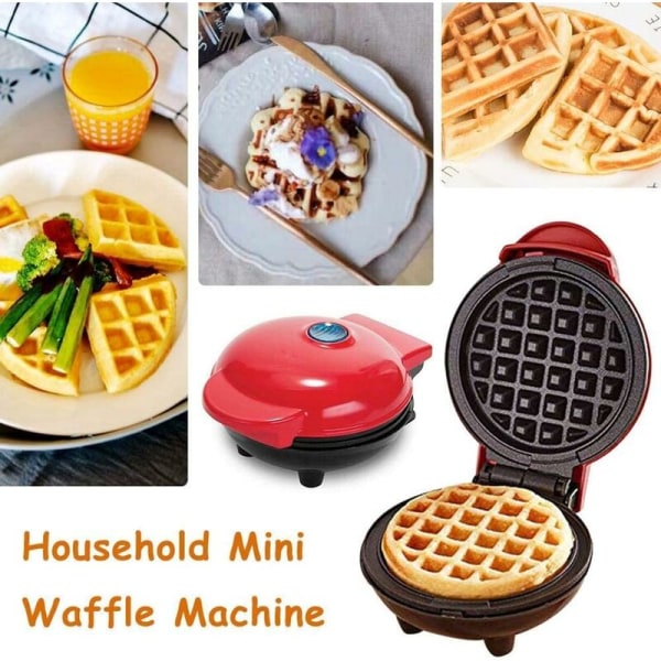 Aeebuy Mini vaffeljernsmaskine til individuelle vafler Hash Browns morgenmadssnacks