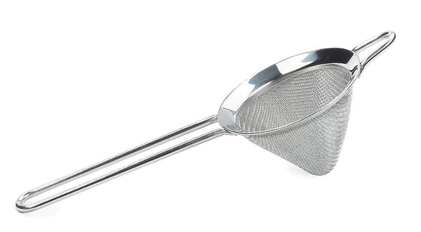 Fintmasket konisk si, rustfrit stål, 3 tommer konisk si