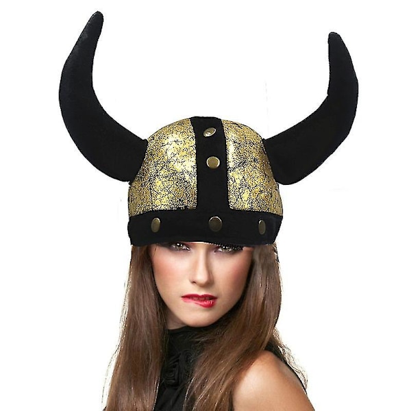 Halloween Påsk Tjurhatt Kostym Cosplay Nötkreatur Ox Horn Huvudbonad Prestanda Djur Monster Djävulhatt