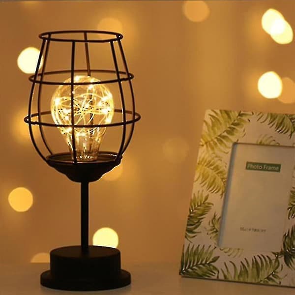 Seng LED-lampe bordbelysning (vinbowle)
