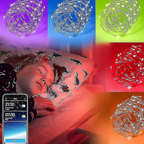 200 Led & 12 väriä vaihtava Rgb & kaukosäädin jouluvalo