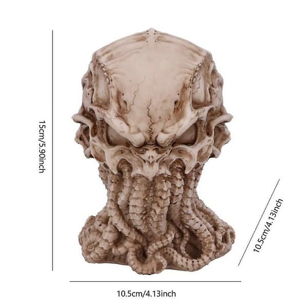 Cthulhu-skalle i harts