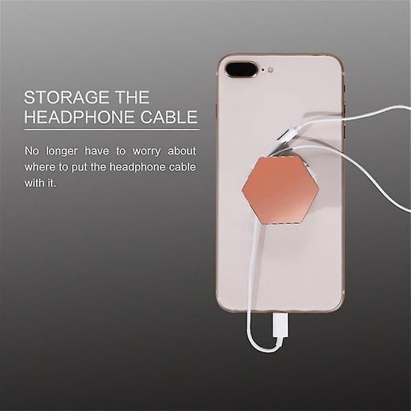Hexagonal Galvaniseret Mobiltelefonholder Foldbar Desktop Lazy Mobiltelefon Stativholder