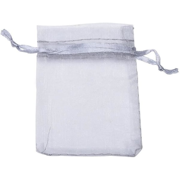 Organza presentpåsar Bröllopspresentpåsar Smyckespåsar, 100-pack