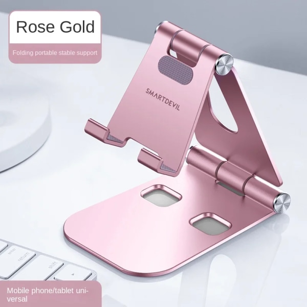 SmartDevil telefonhållare för iPhone 12 Pro Max hopfällbar rosa guld