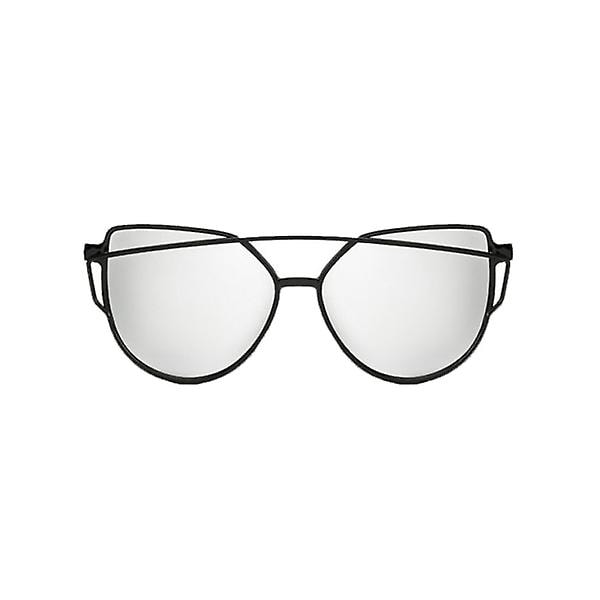 Retro Solbriller Sort Spejl Glas Sort