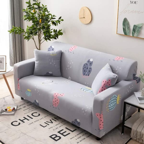 Sofaovertrekk 1-seters sofaovertrekk elastisk mykt stoff 1-seters
