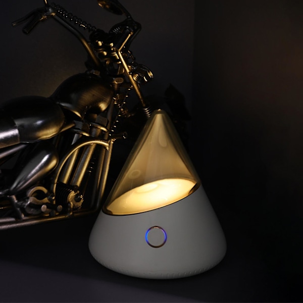 Bærbar, stilig og fargerik nattlampe, personlig skrivebordslampe for nattbord til hjem, studierom (blå)