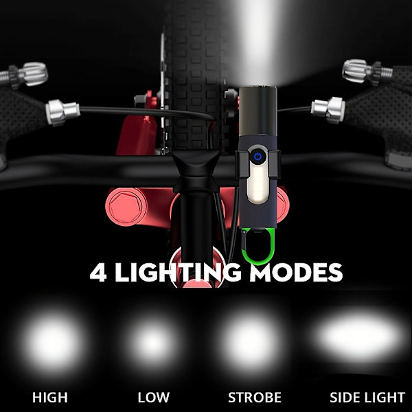 Stark ficklampa LED-ficklampa stark ficklampa, LED-tältlampa, utomhus multifunktionell campingbelysning ficklampa（A）