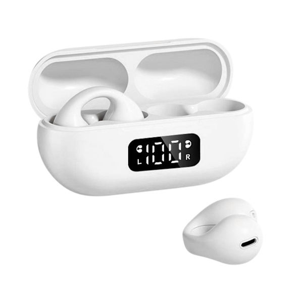 Öronklämma 5.3 Bluetooth-hörlurar, ej i örat, sportklämma intelligent, ultralång batteritid Bluetooth-hörlurar
