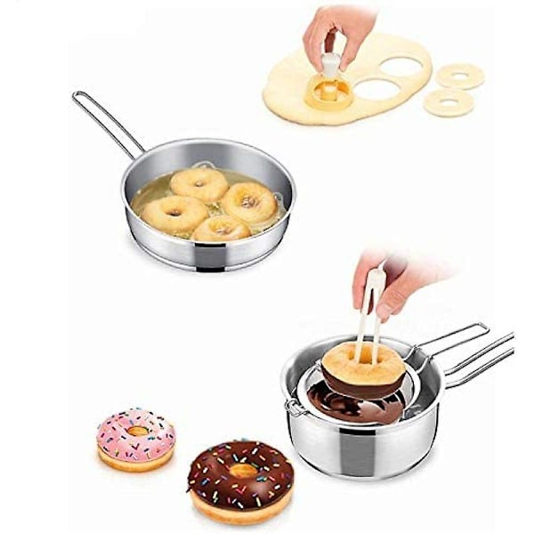 Donutform Kreativ Plastik Donut Maker Bageværktøj Bage