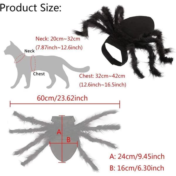 Halloweenpynt - Tilbehør - Halloweentilbehør - Halloweenkostume - Halloweenhundekostume - Pynt