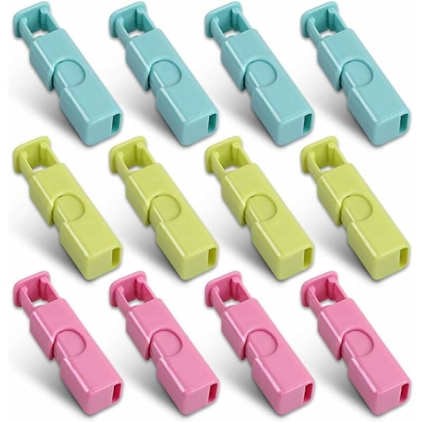 12 stykker brødpose clips - forskellige farver - DKSFJKL