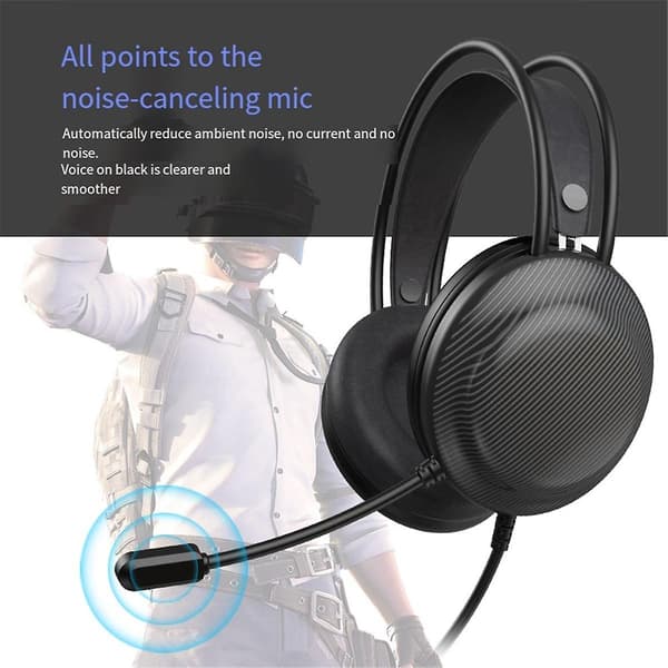 Bluetooth-headset G30-B Trådbundet spelupplyst spelheadset 7.1 Bluetooth Dubbel brusreducerande headset（Som visas）