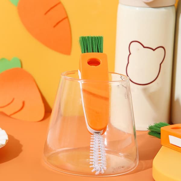 Rengöringsborste Multifunktionell Bekväm Plast Mjuk Repfri Diskborste För Hem_h（Vit）