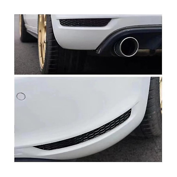 1 par bikakeformad bakre dimljusskydd styling för Golf 6 bakre stötfångare reflektorremsor