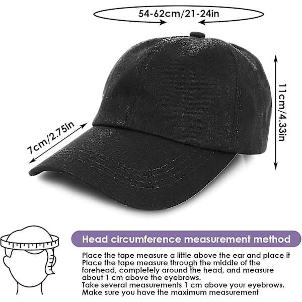 Klassisk Baseball Cap Golf Dad Til Lmell Mænd Og Kvinder 6 Panel Justerbar Herre