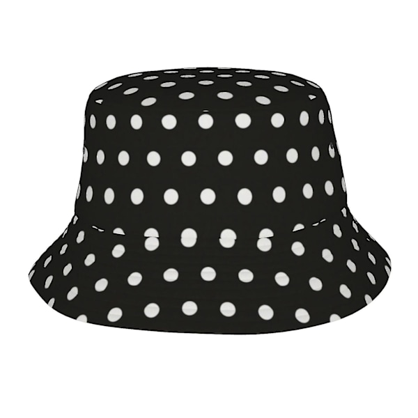 Polka Dot Mønster (3) Bøttehatt For Kvinner Menn Solhatter Strand Fiske Cap Unisex Reise Utendørs Caps