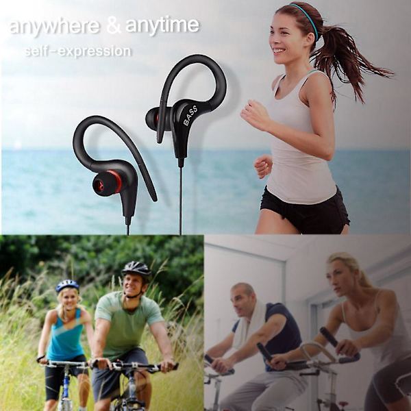 Hovedtelefoner Headset Stereo Bass Moderat Lyd Klar Til Sport Antiskid Intelligence Fashion Til Mænd Kvinder A
