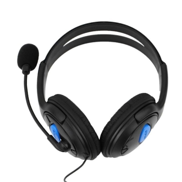 3,5 mm headset stereo headset med mikrofon spel headset lämplig för Ps4 headset elektronisk spel brusreducerande bas headset