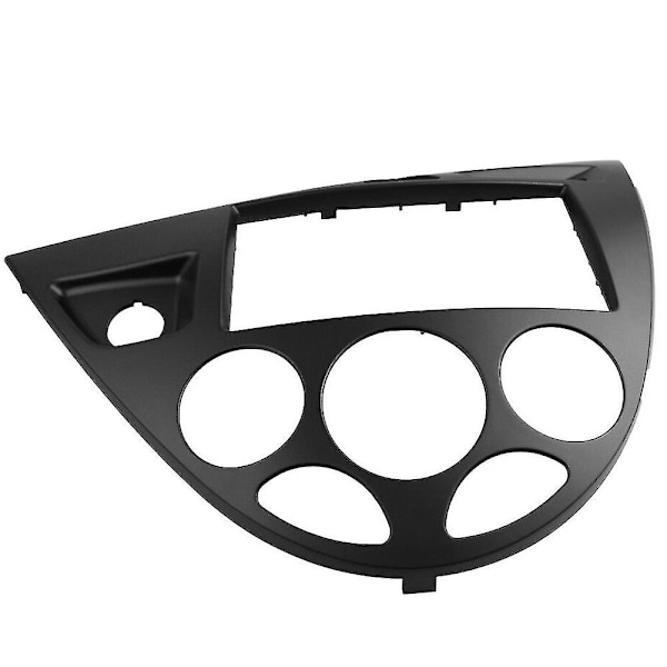 2 Din Radio Fascia för Focus / Fiesta Stereo Panel Radio Trim Kit Face Frame Lhd Ominstallation (Svart)