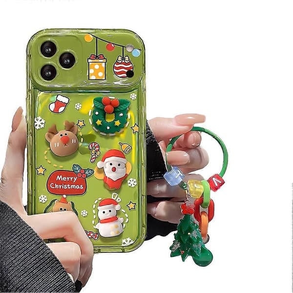 Festival-telefondeksel til iPhone 17 Bling Glitrende Skinnende Deksel Gave Red