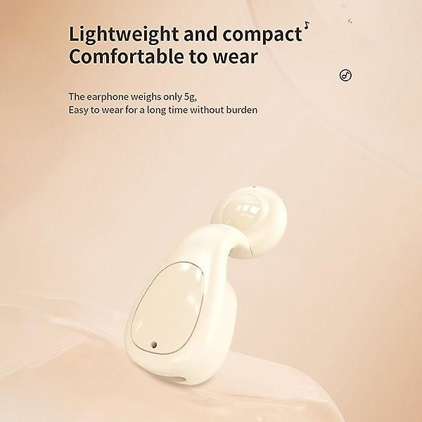 1 st Ows hörlurar Hifi-ljud Bluetooth-hörlurar Trådlösa hörlurar Inbyggd mikrofon För smartphone Vit