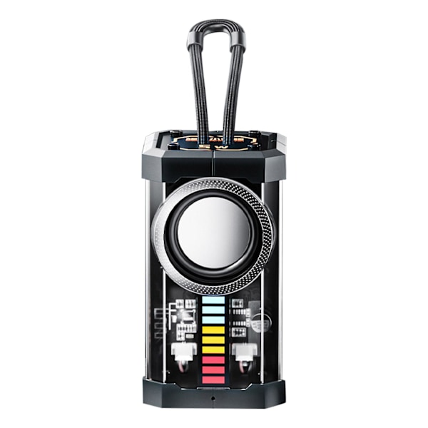 Bluetooth-kaiutin läpinäkyvällä mecha-tyylillä langaton Bluetooth-ääni kannettava ulko subwoofer mini kaiutin tyhjennys
