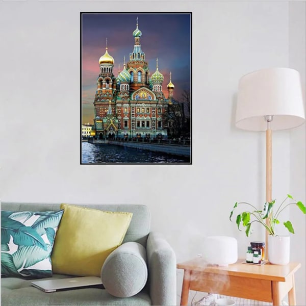 5D Diamond painting DIY Full Diamant Diamond painting Handarbete Kristallmålning Strass Korsstygn Hantverk Hem Väggdekor Present 30*40cm