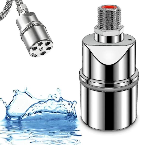 Automatisk vandstandsreguleringsventil 1/2 tomme rustfrit stål flydekugleventil til tank swimmingpool lige-yujia