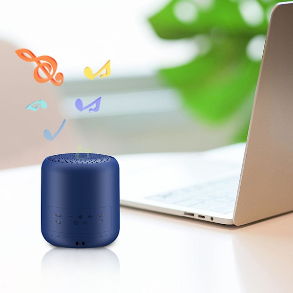 Vedenpitävä kaiutin, Bluetooth-langaton kortti, matkapuhelinsoitto, minikokoinen stereo, suuriääninen subwoofer (sininen)